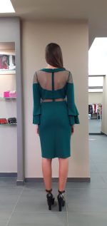 Abito corto  smeraldo Allure - immagine 2