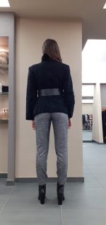 Giacca Persiano Swakara nero con collo in visone Vipa - immagine 2