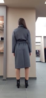 Cappotto in misto cachemire grigio Carla Vì - immagine 2