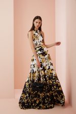 Abito lungo raso Allure Evening