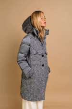 Piumino bimaterico Patrizia Parma - immagine 3