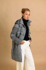 Piumino bimaterico Patrizia Parma