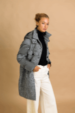 Piumino bimaterico Patrizia Parma