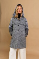 Piumino bimaterico Patrizia Parma - immagine 2